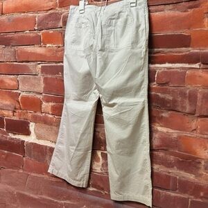 LOFT White Chinos Classic Wide Straight-Leg NWT